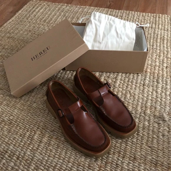 靴 HEREU ALBER T-bar Loafer ALBER - T-bar Loafer – Hereu Studio